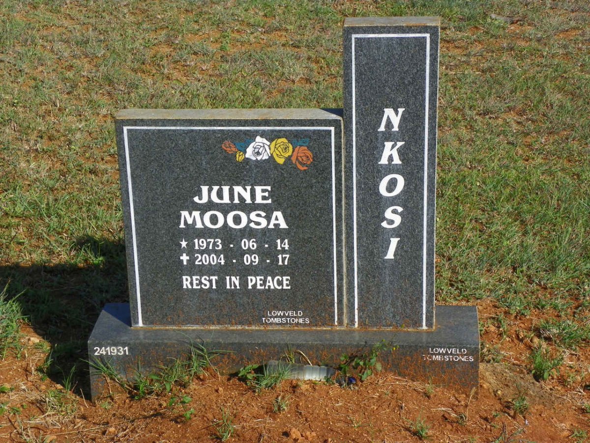 NKOSI June Moosa 1973-2004