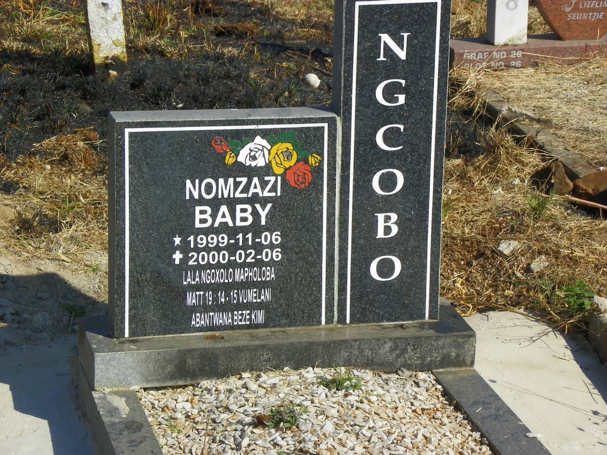 NGCOBO Nomzazi Baby 1999-2000