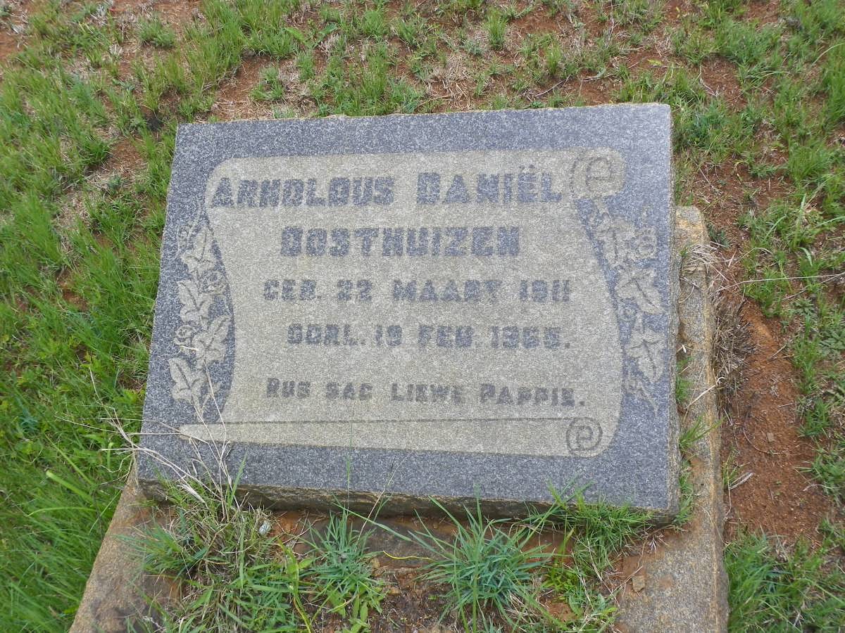 OOSTHUIZEN Arnoldus Daniël 1911-1965