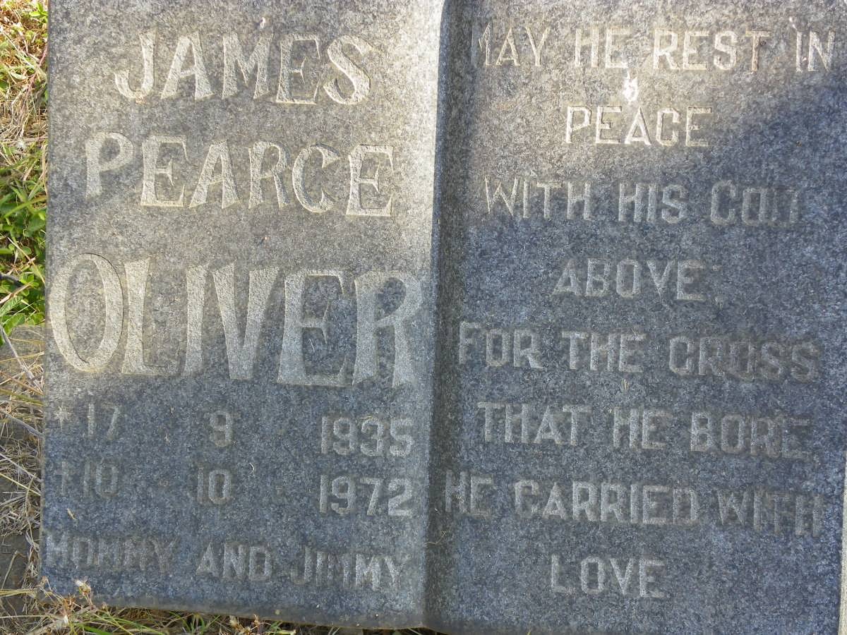 OLIVER James Pearce 1935-1972