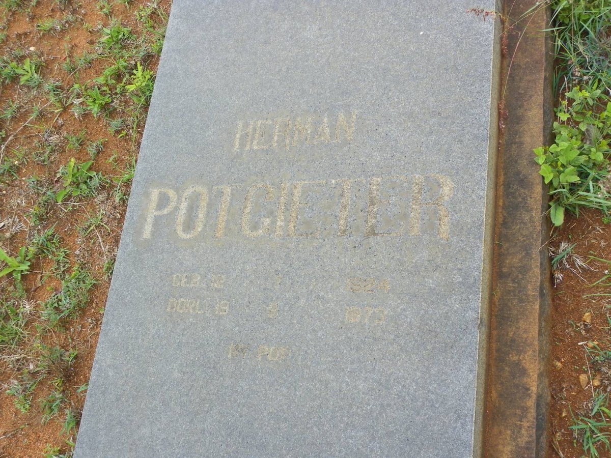 POTGIETER Herman 1924-1973