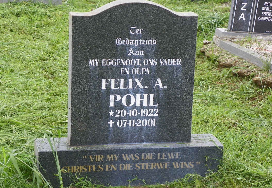 POHL Felix. A. 1922-2001