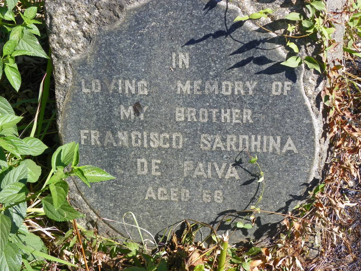 PAIVA Francisco Sardhina, de