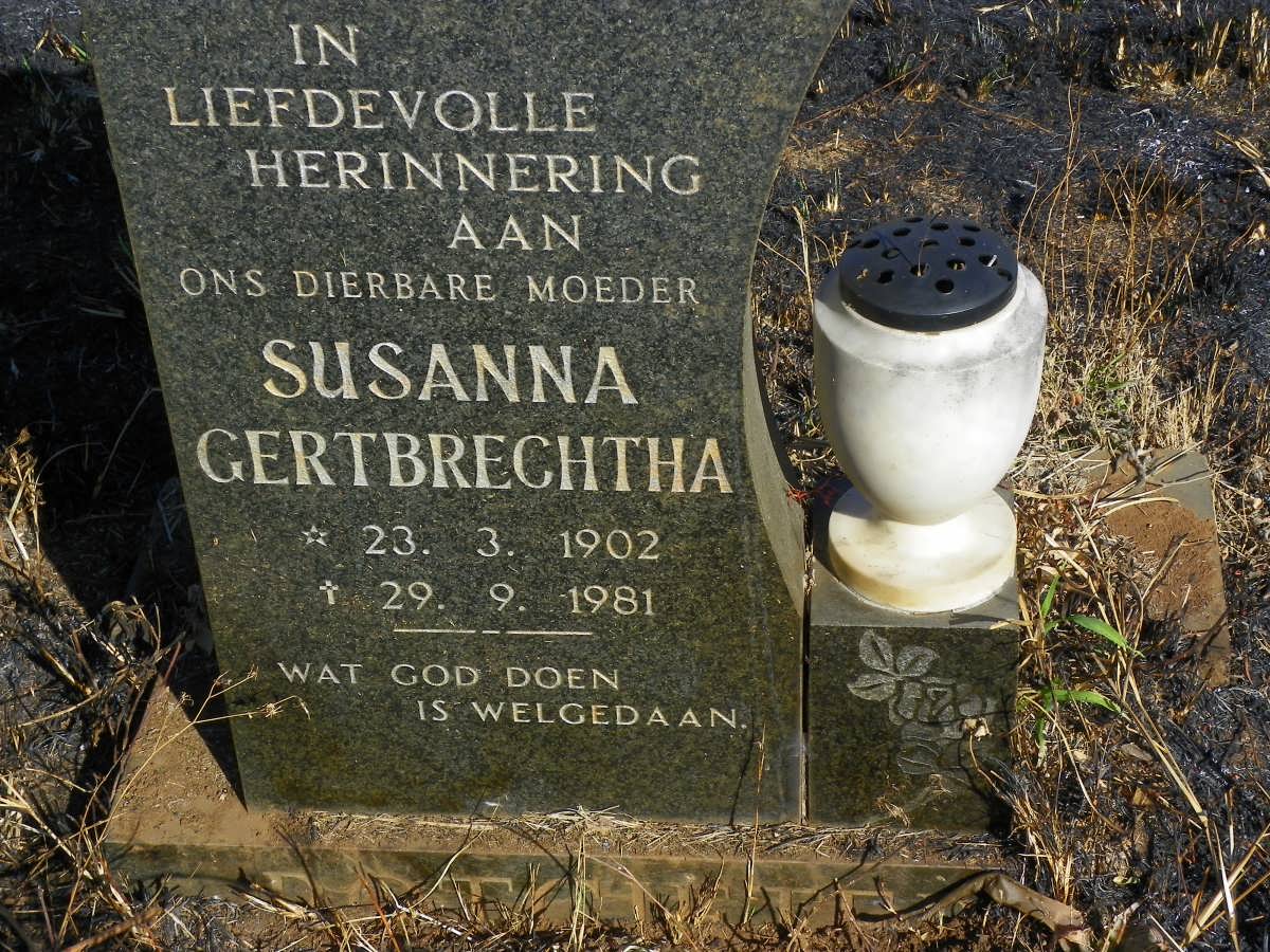 POTGIETER Susanna Gertbrechtha 1902-1981