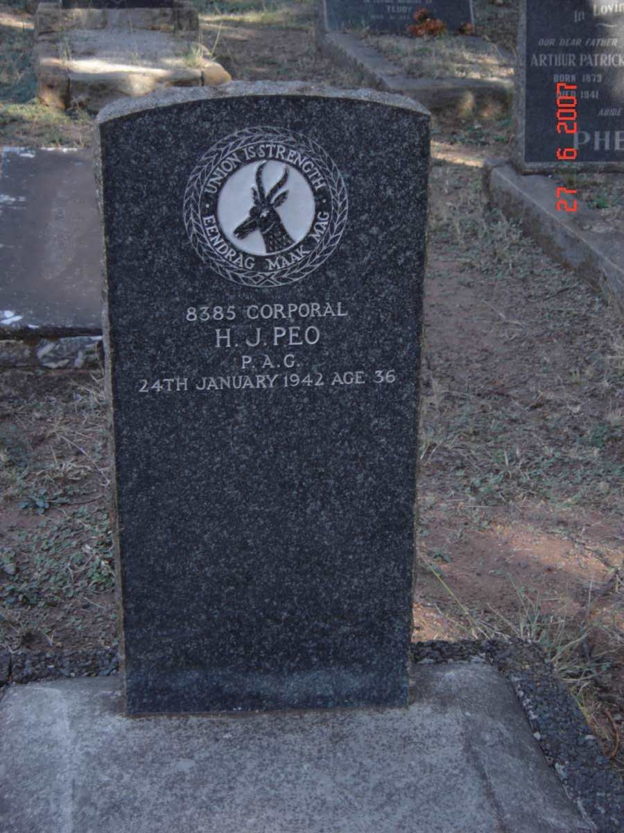 PEO H.J. -1942