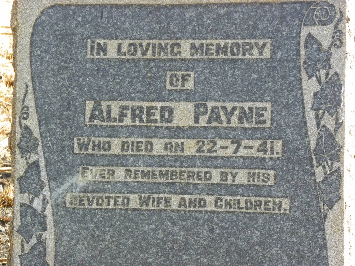 PAYNE Alfred -1941