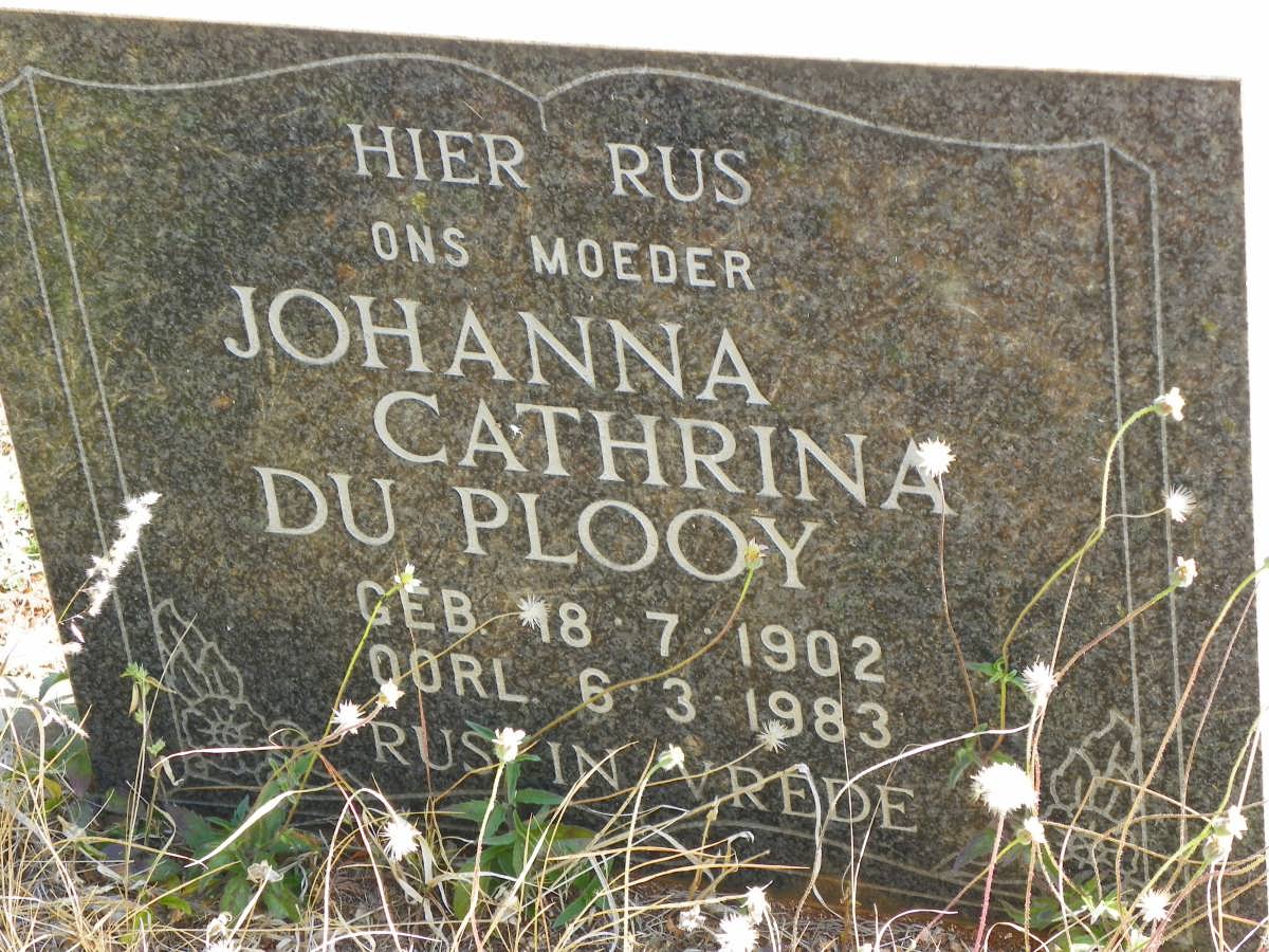 PLOOY Johanna Cathrina, du 1902-1983