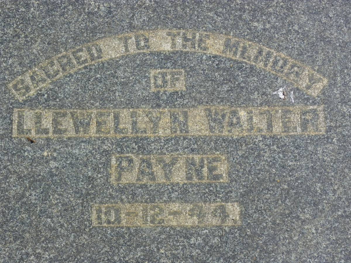 PAYNE Llewellyn Walter -1944