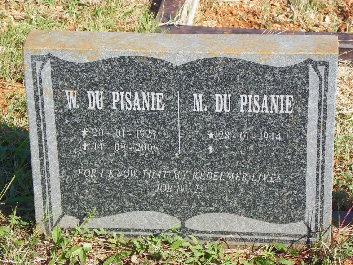 PISANIE W., du 1924-2006 &amp; M. 1944-