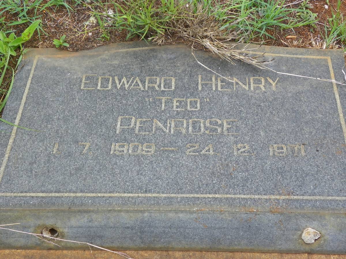 PENROSE Edward Henry 1909-1971