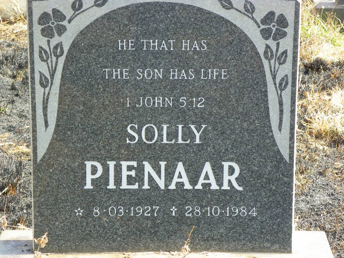 PIENAAR Solly 1927-1984