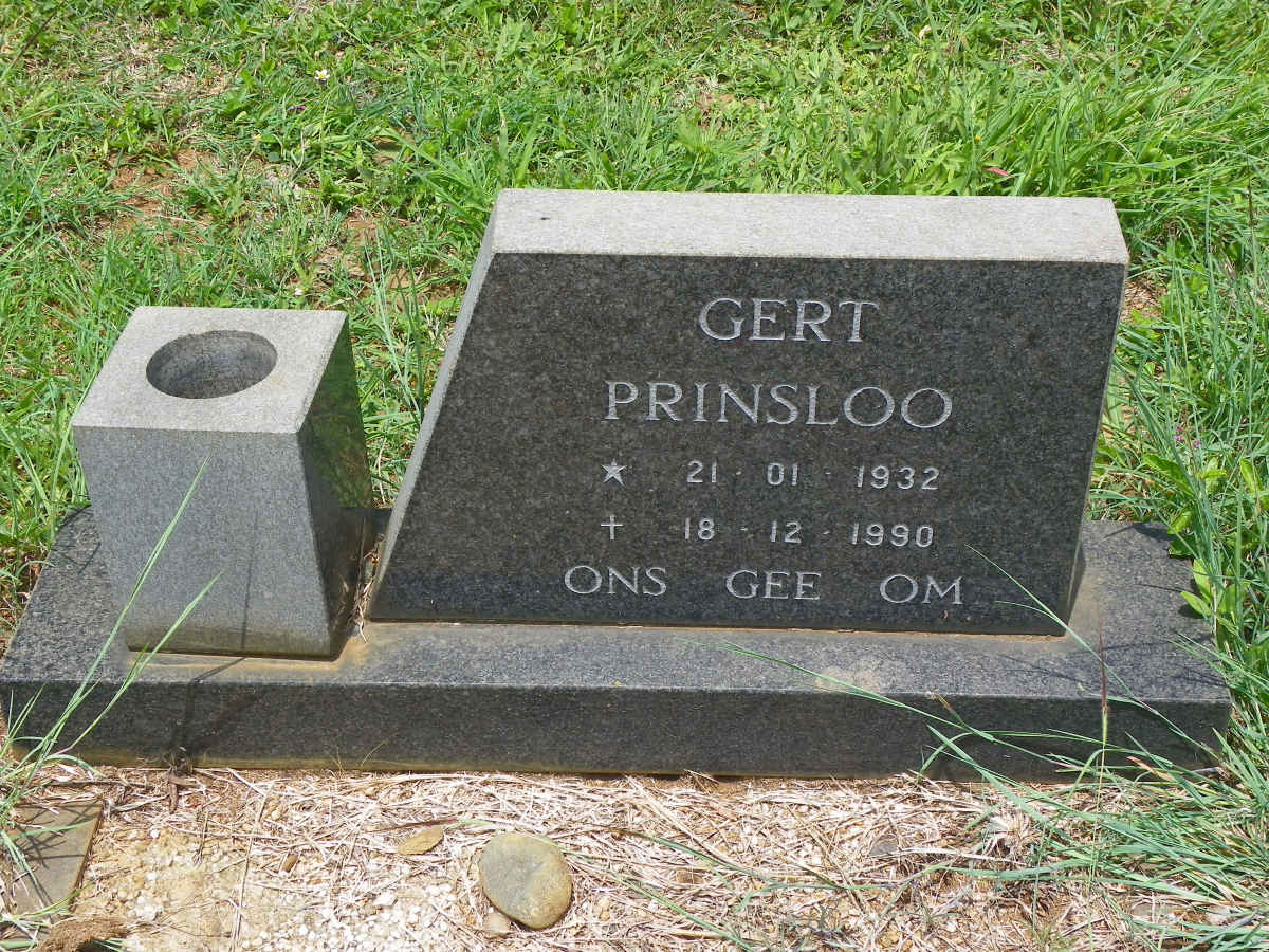 PRINSLOO Gert 1932-1990