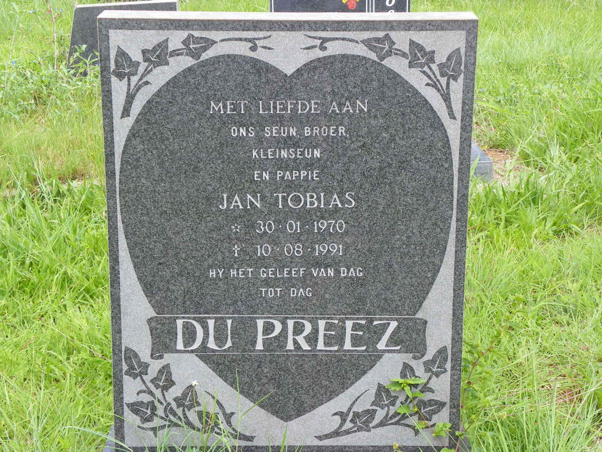 PREEZ Jan Tobias, du 1970-1991