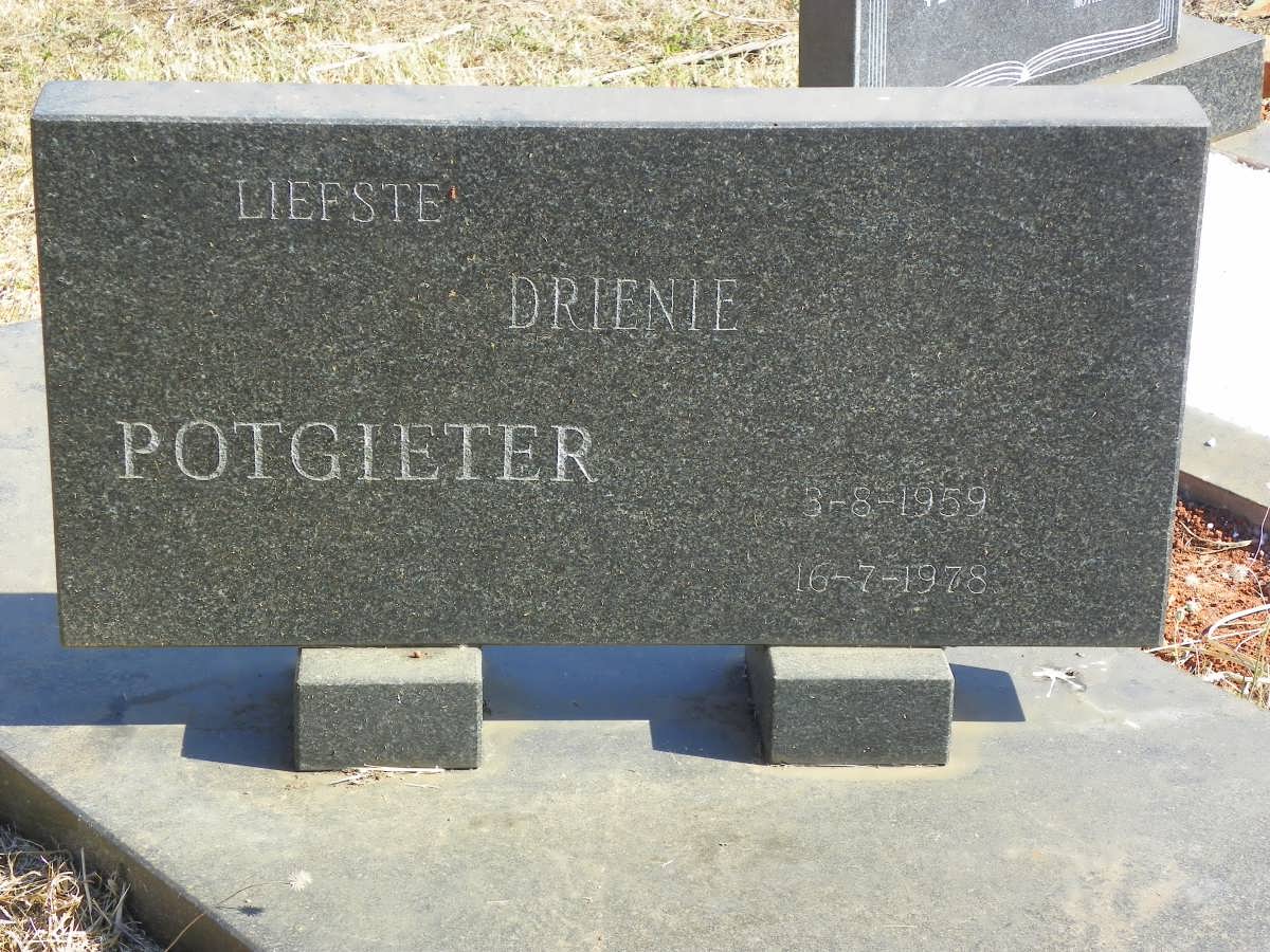 POTGIETER Drienie 1959-1978