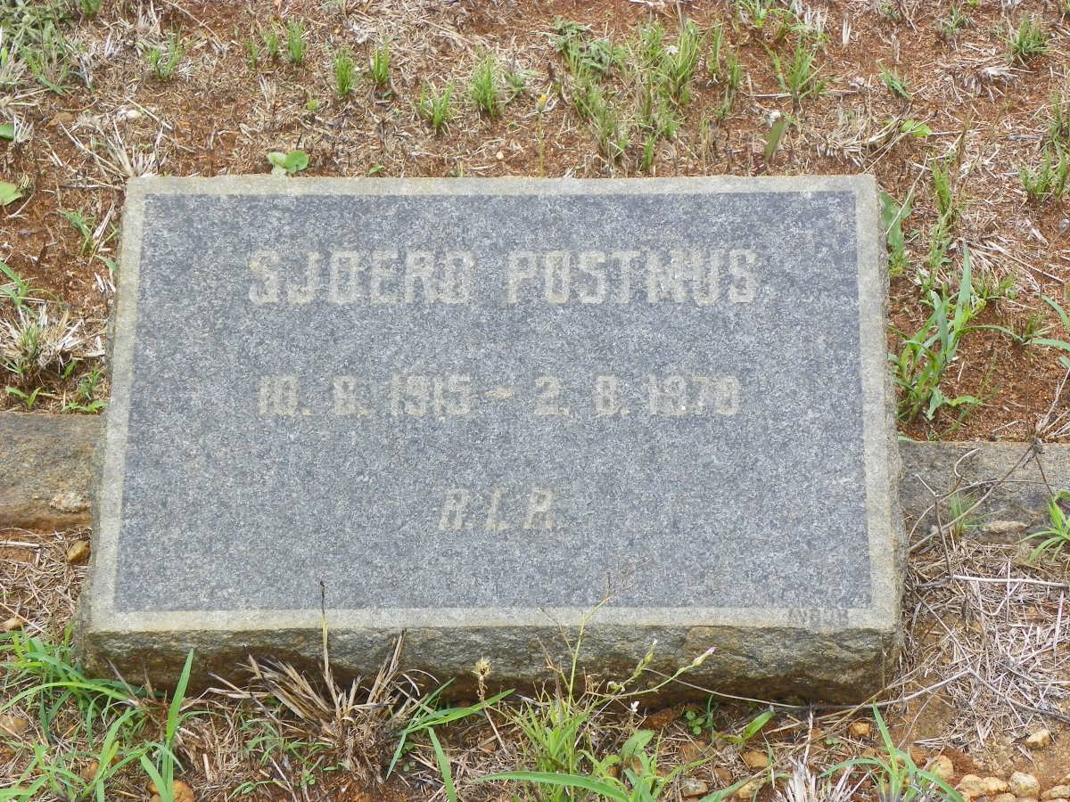 POSTMUS Sjoerd 1915-1970