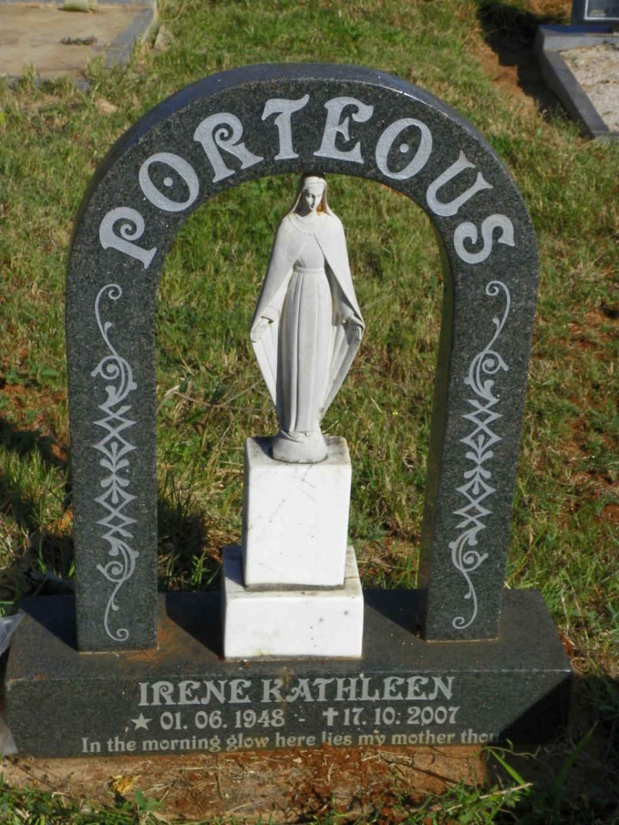 PORTEOUS Irene Kathleen 1948-2007