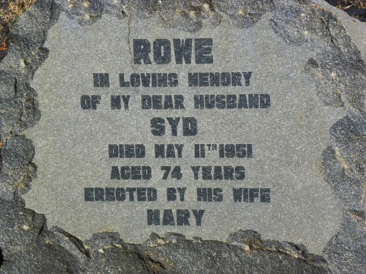 ROWE Syd -1951