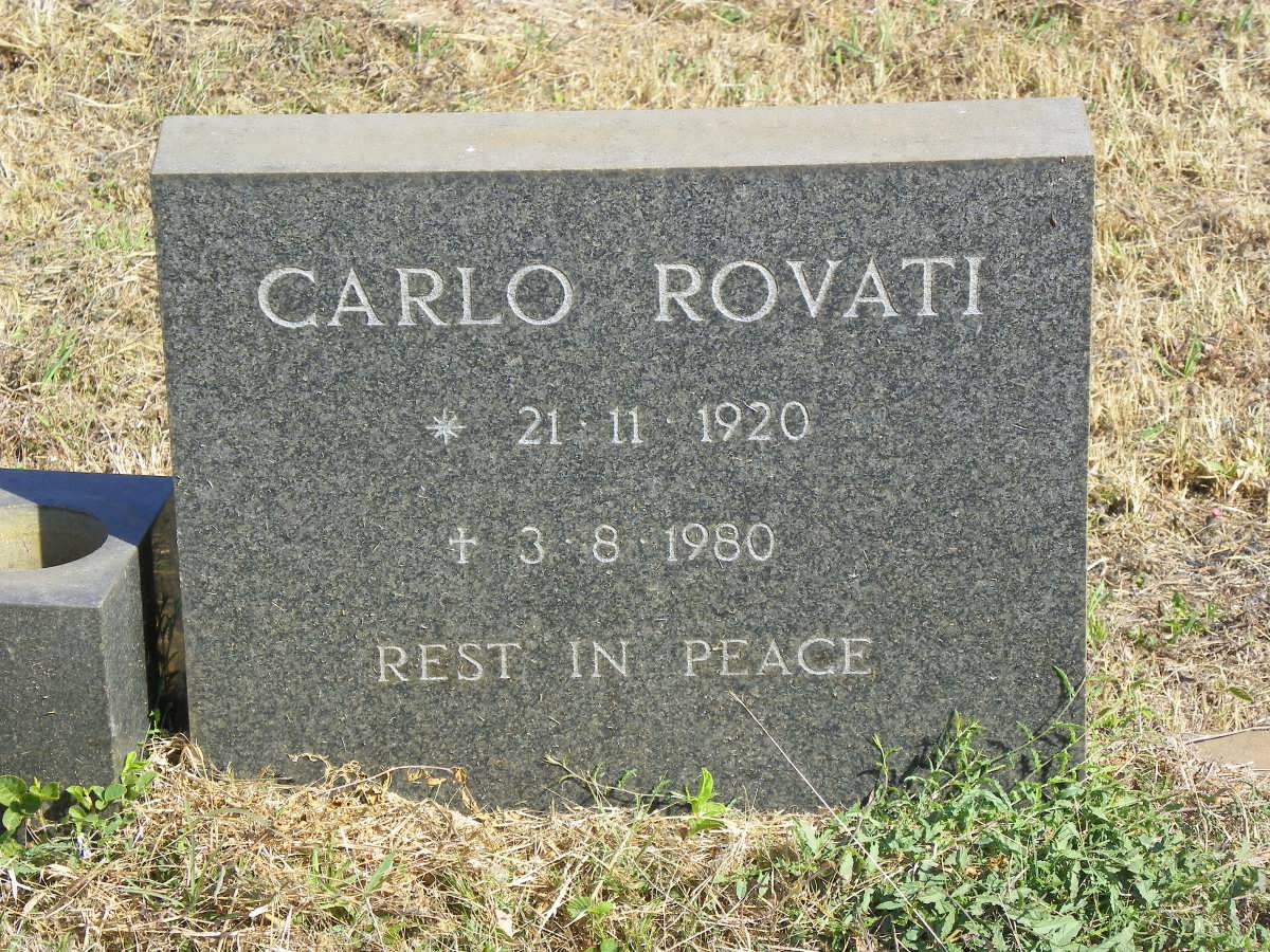 ROVATI Carlo 1920-1980