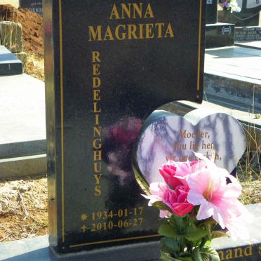 REDELINGHUYS Anna Magrieta 1934-2010