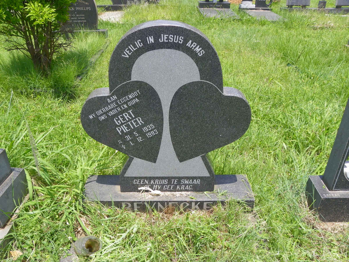REYNEKE Gert Pieter 1935-1993