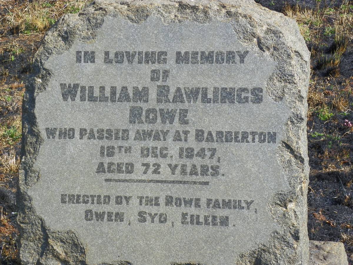 ROWE William Rawlings -1947