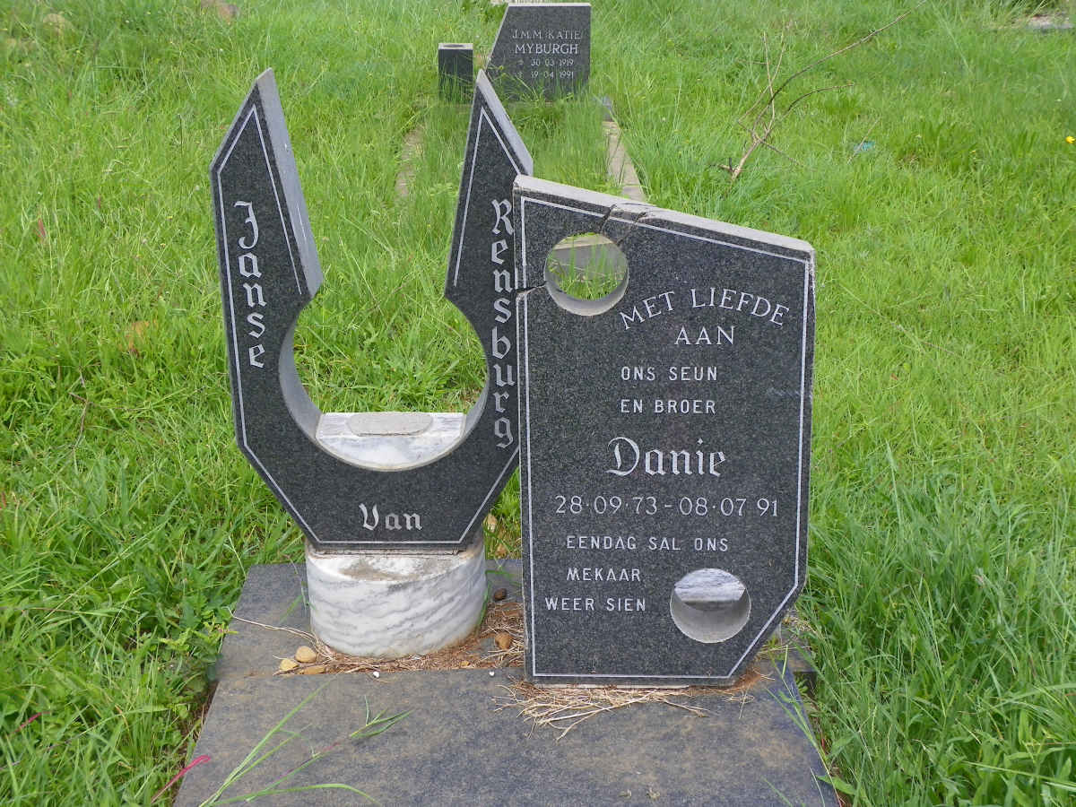 RENSBURG Danie, Janse van 1973-1991