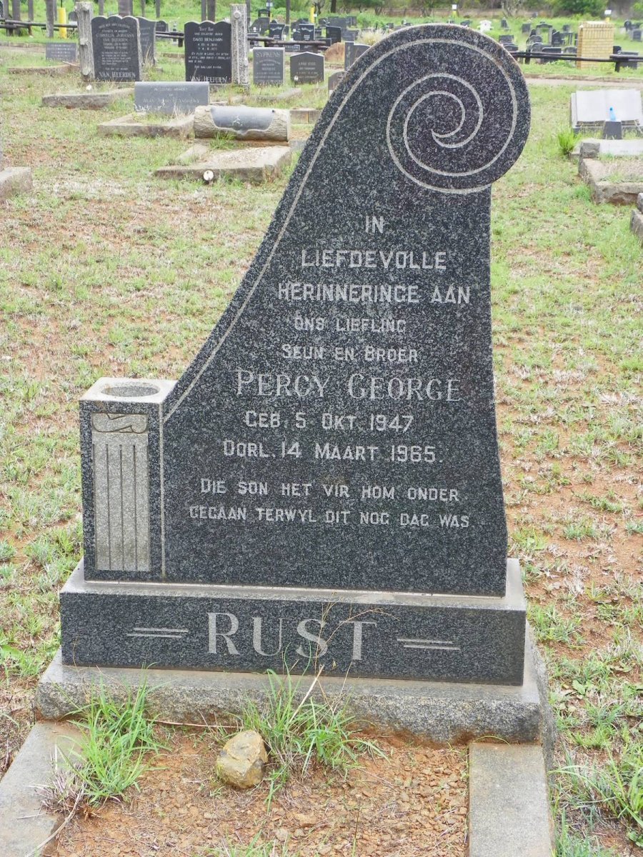 RUST Percy George 1947-1965