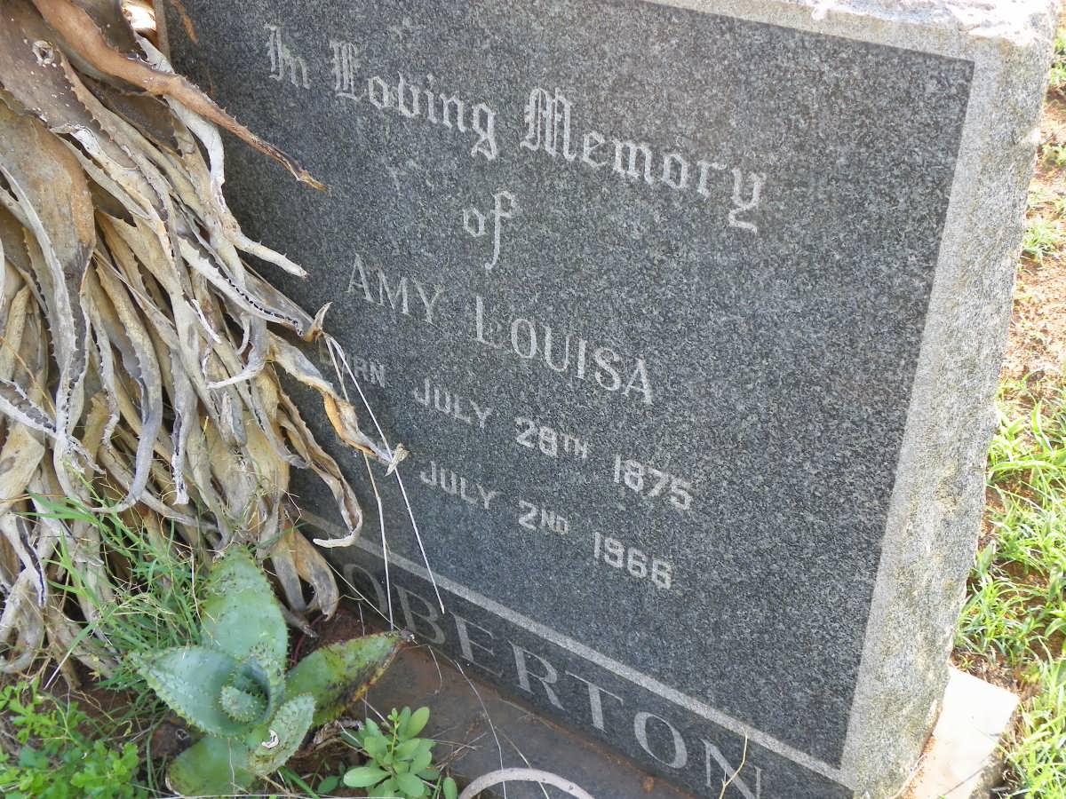ROBERTON Amy Louisa 1875-1966