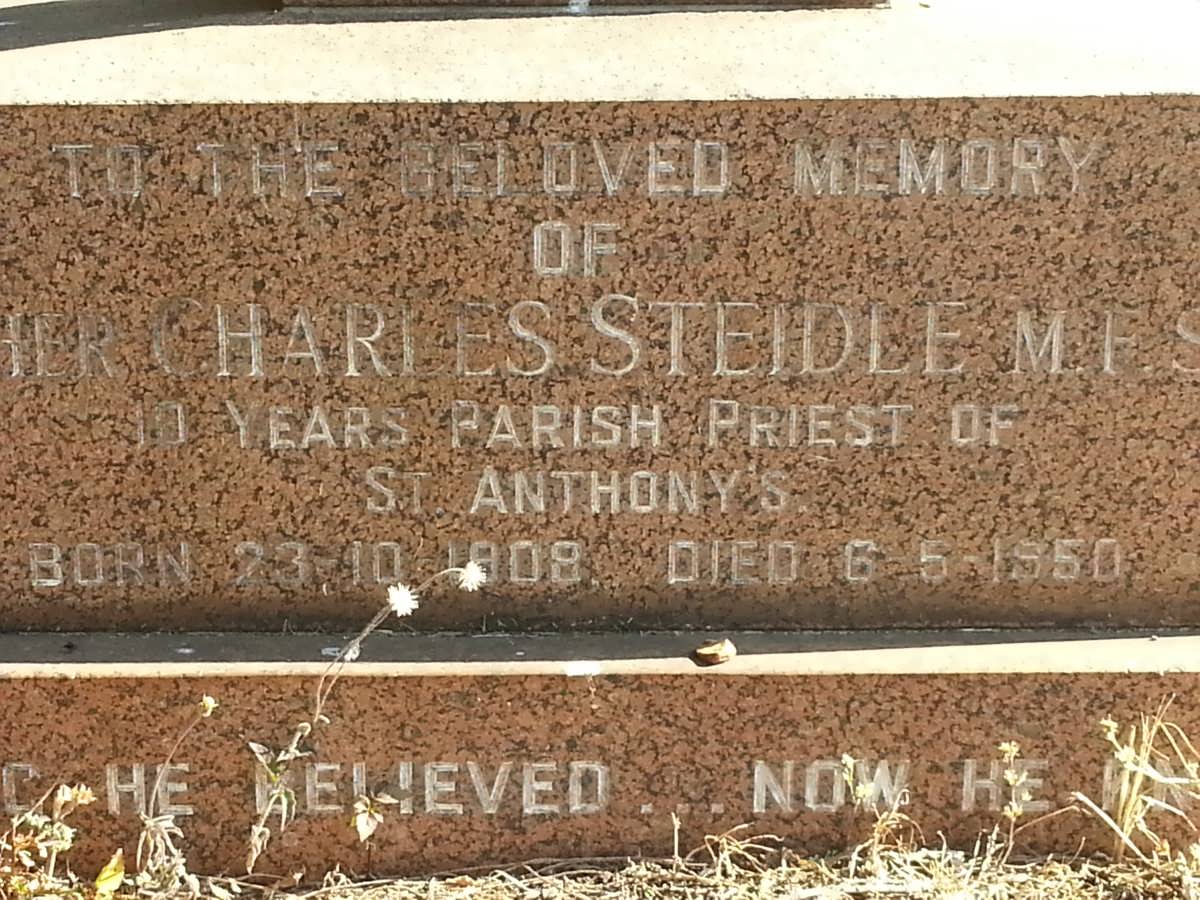 STEIDLE Charles 1909-1950