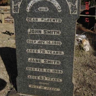 SMITH John  -1916 &amp;  Jane -1904