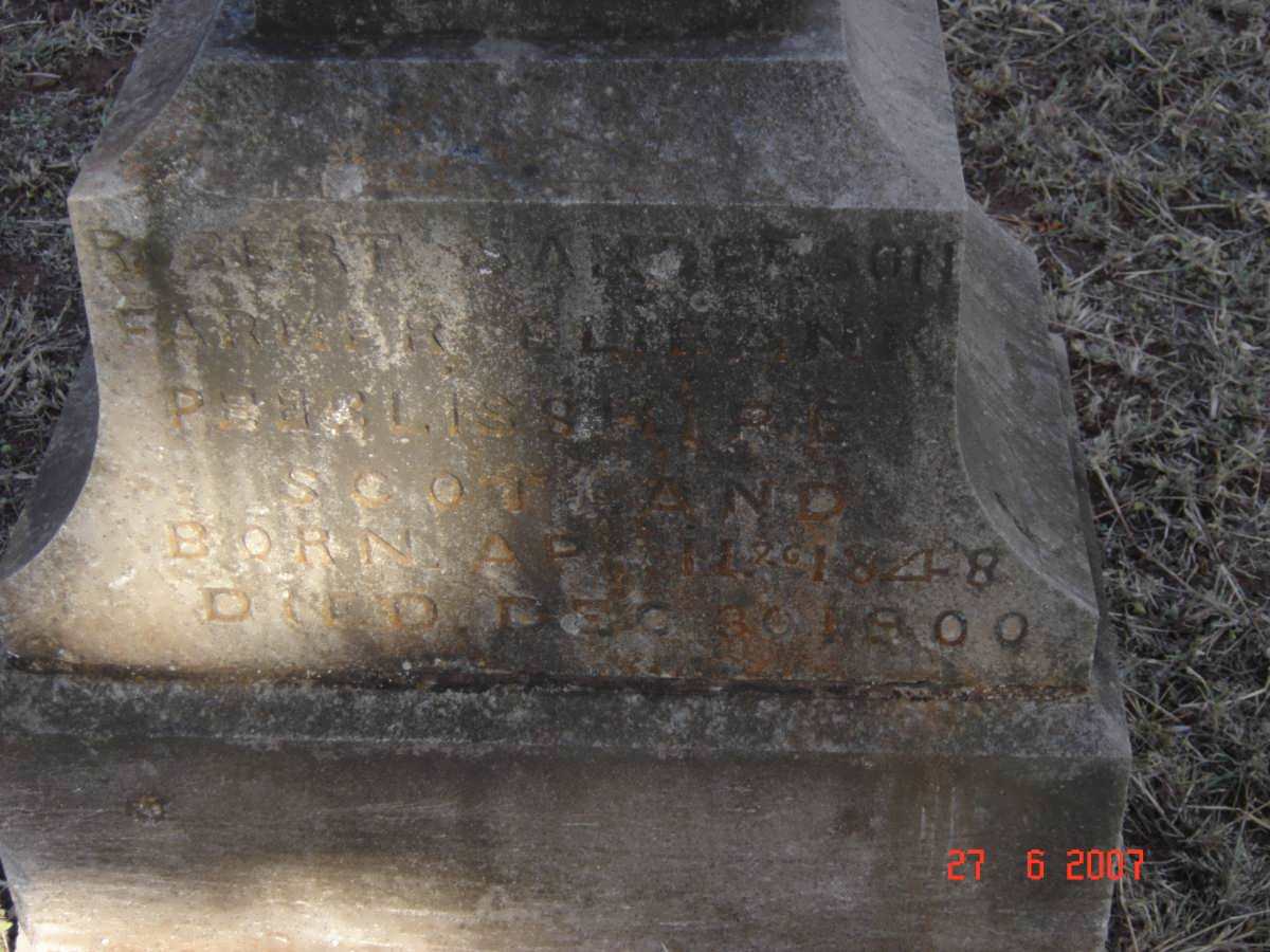 SANDERSON Robert 1848-1900