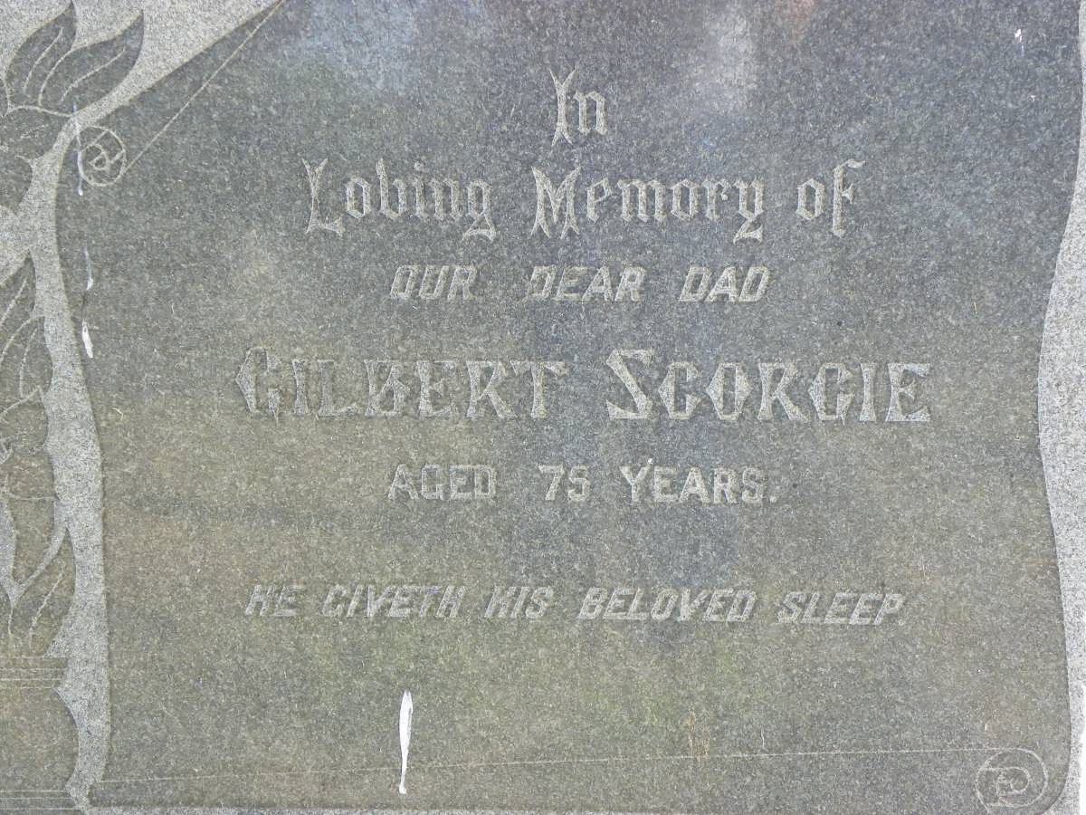 SCORGIE Gilbert