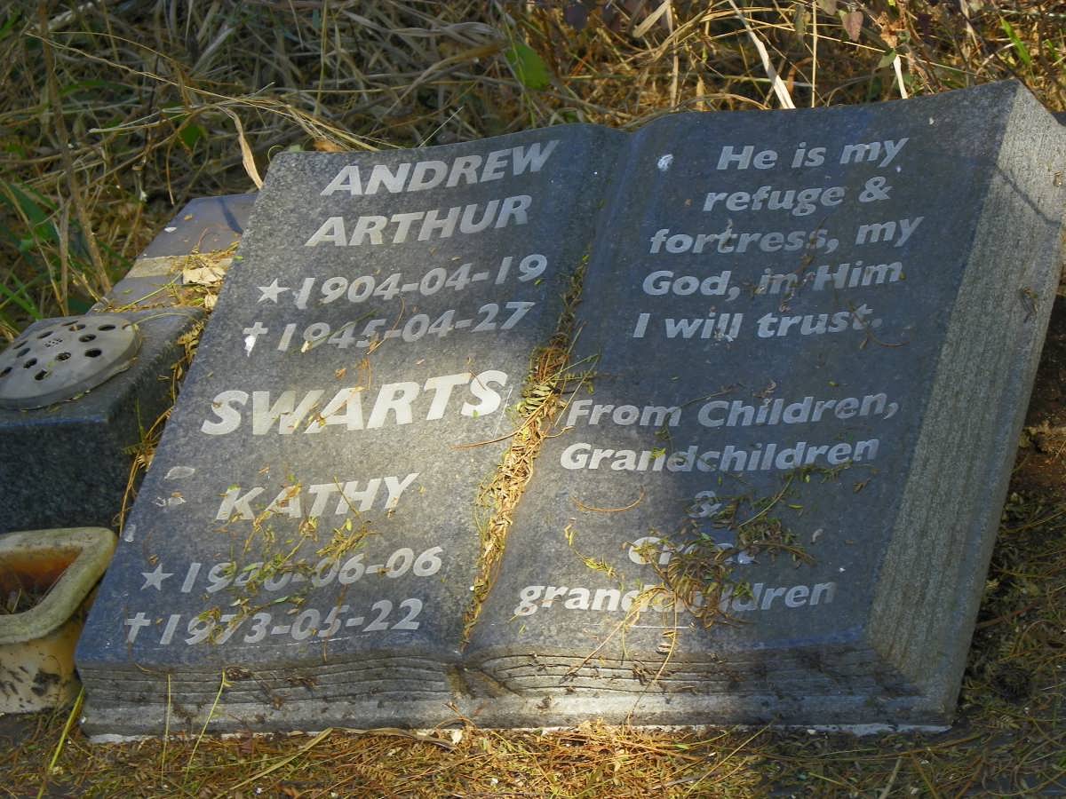 SWARTS Andrew Arthur 1904-1945 :: SWARTS Kathy 1940-1973