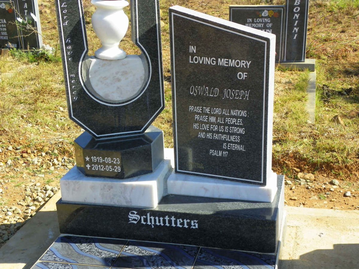 SCHUTTERS Oswald Joseph 1919-2012