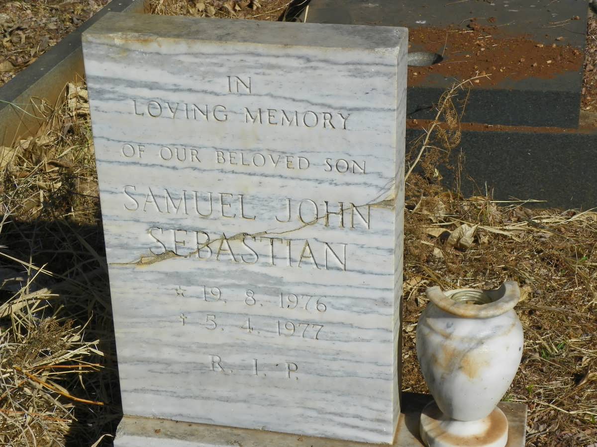 SEBASTIAN Samuel John 1976-1977