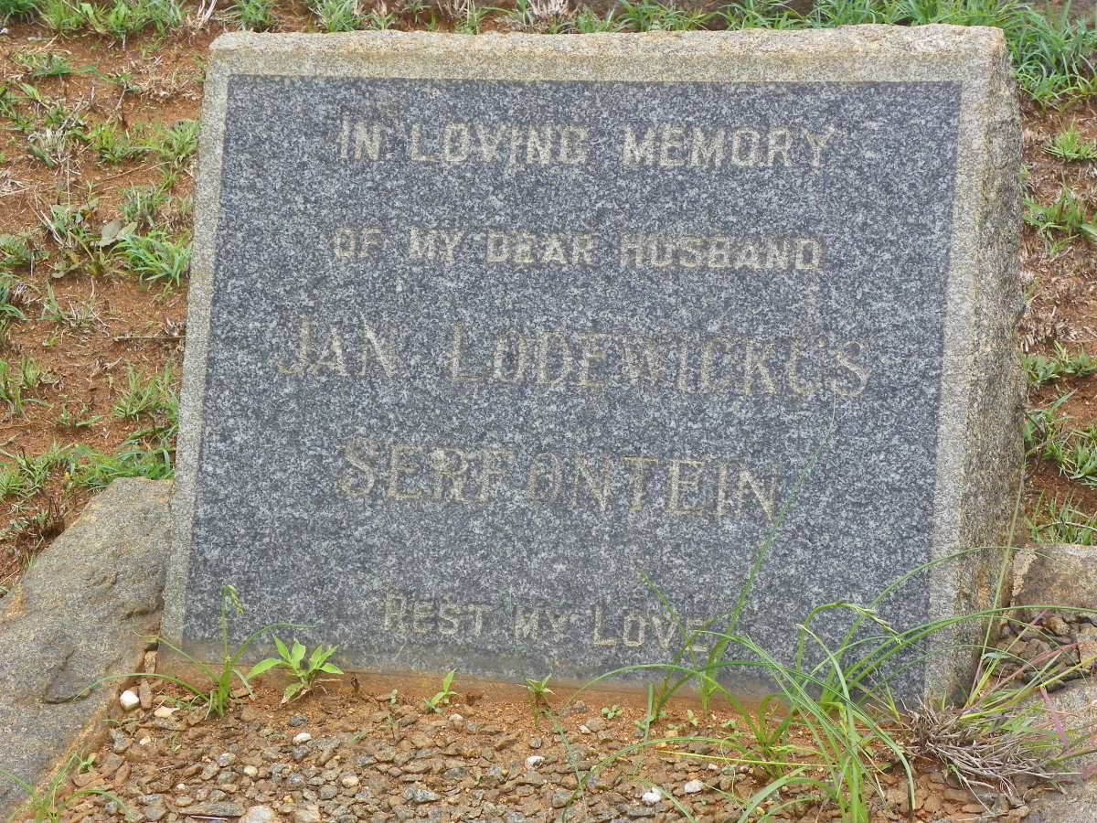 SERFONTEIN Jan Lodewickus