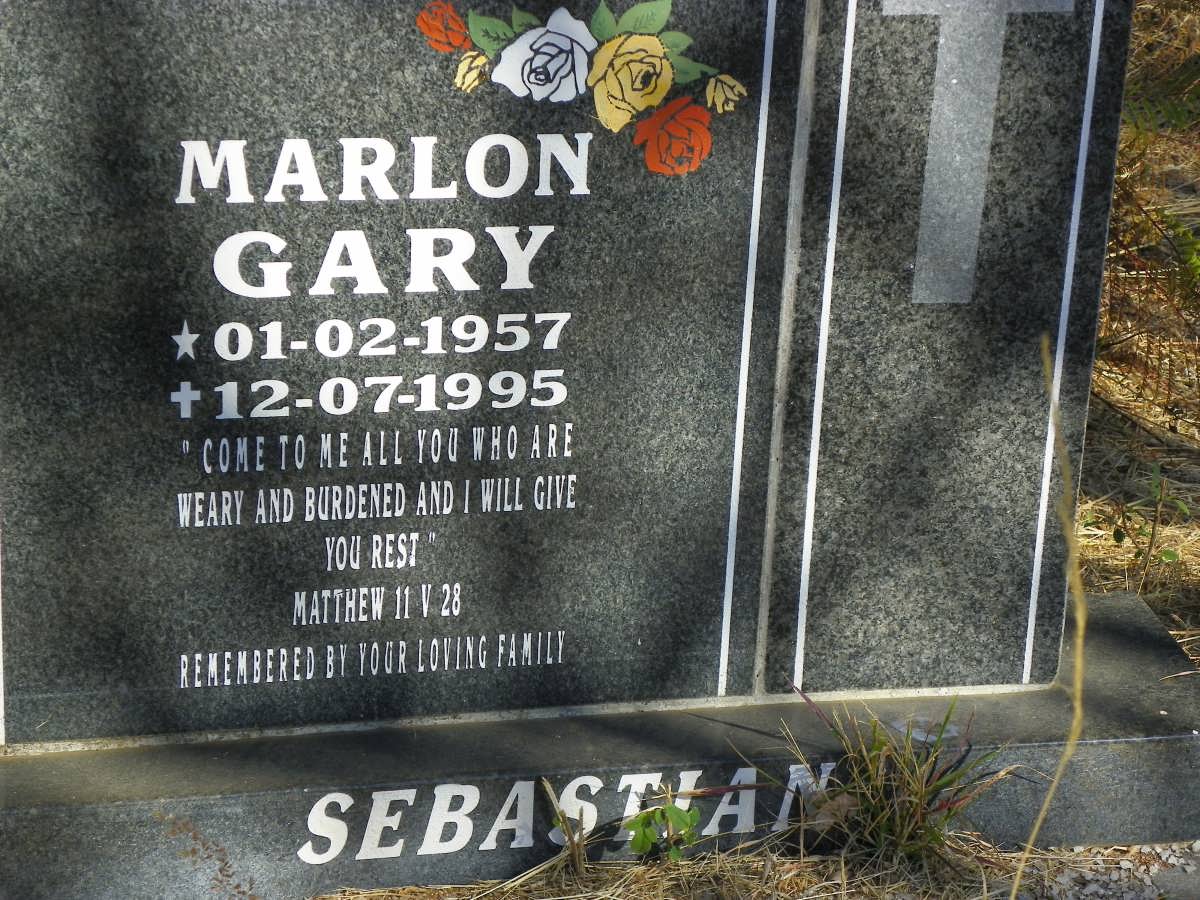 SEBASTIAN Marlon Gary 1957-1995