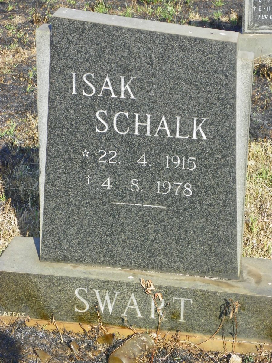SWART Isak Schalk 1915-1978