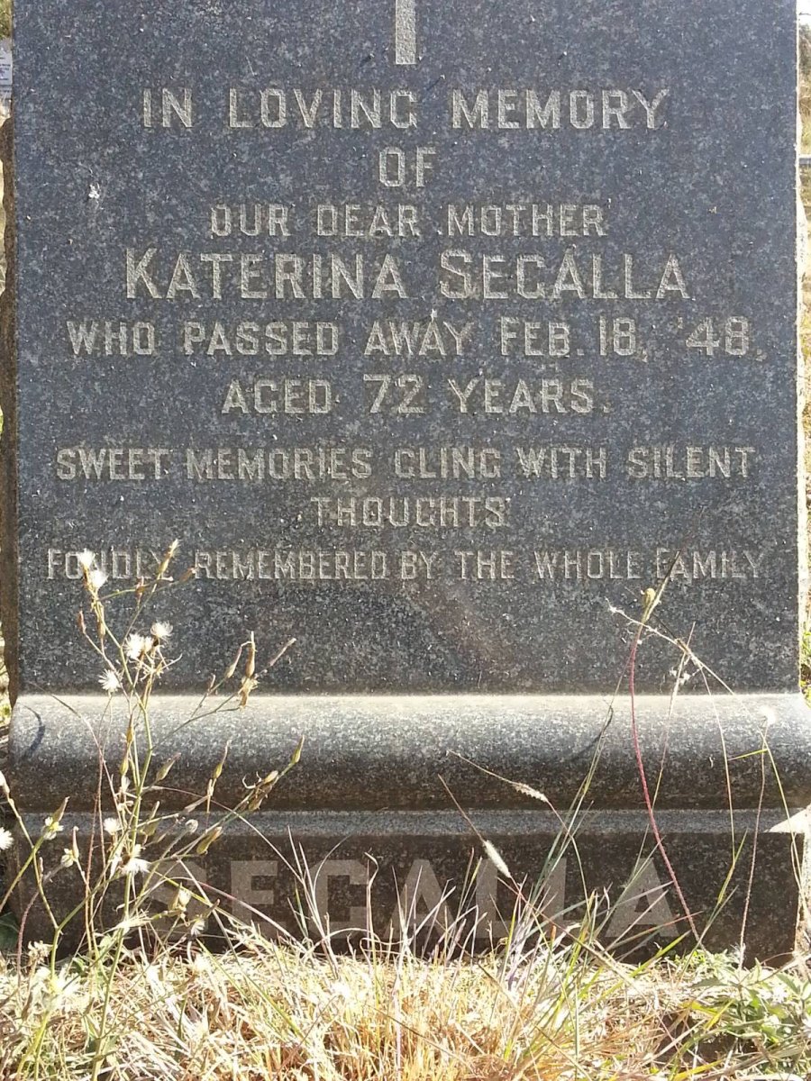 SEGALLA Katerina -1948