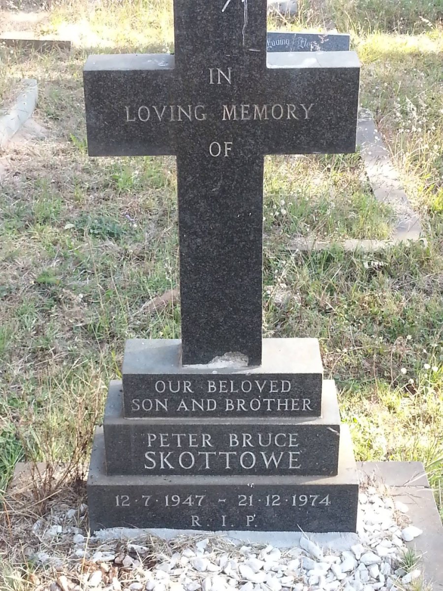 SKOTTOWE Peter Bruce 1947-1974
