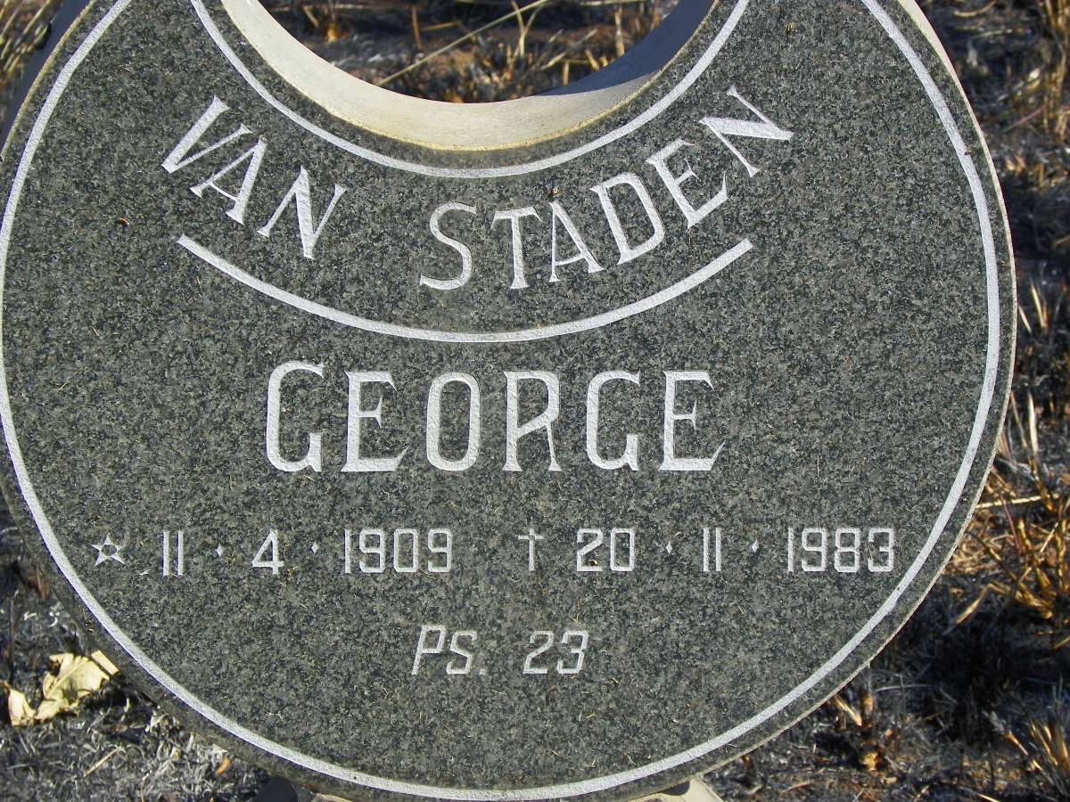 STADEN George, van 1909-1983