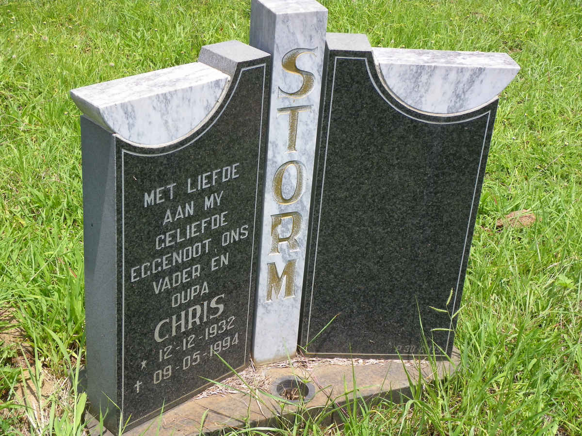 STORM Chris 1932-1994