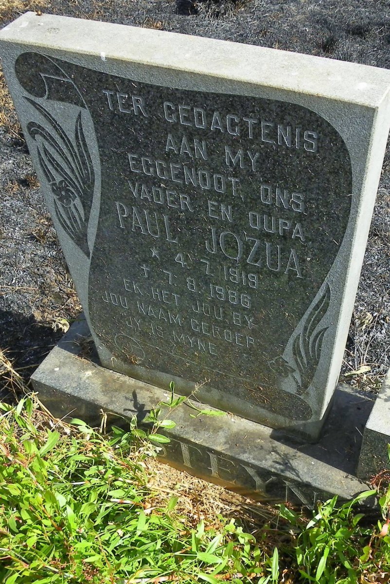 STEYN Paul Jozua 1919-1986