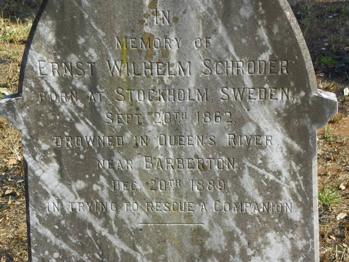 SCHRÖDER Ernst Wilhelm 1862-1889