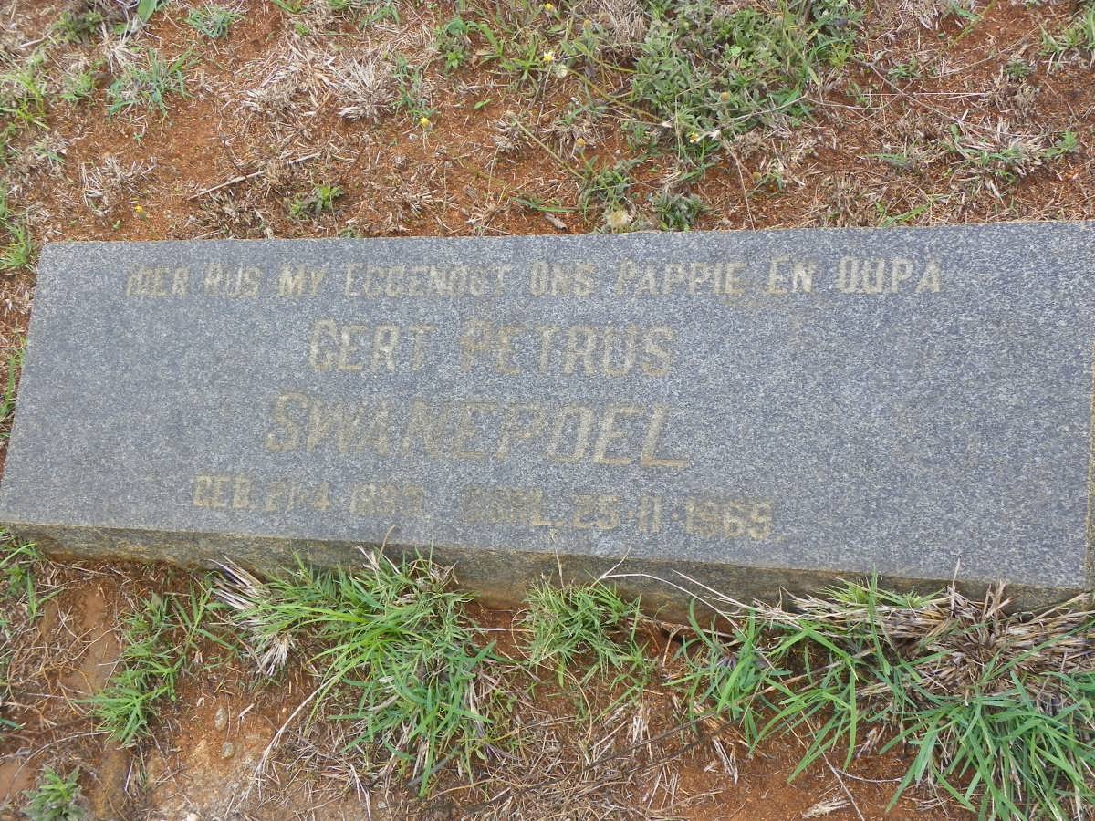 SWANEPOEL Gert Petrus 1893-1969 & Sophia Catharina 1903-1974