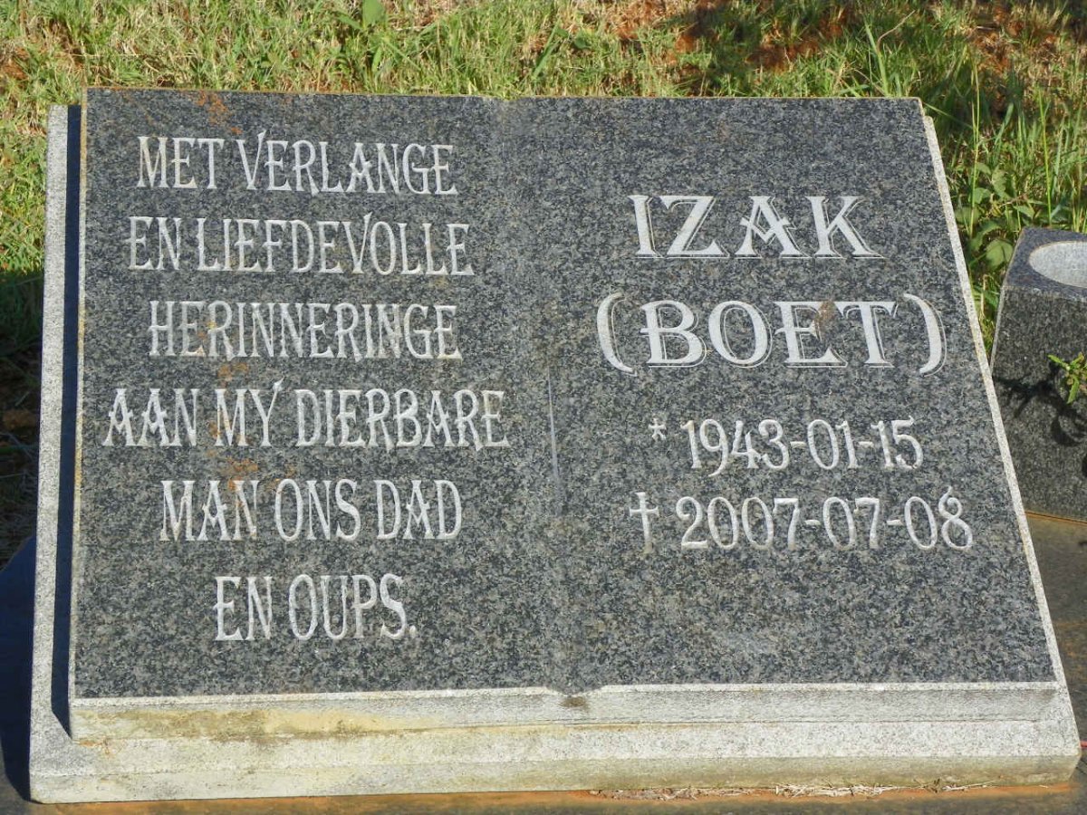 STEENKAMP Izak 1943-2007