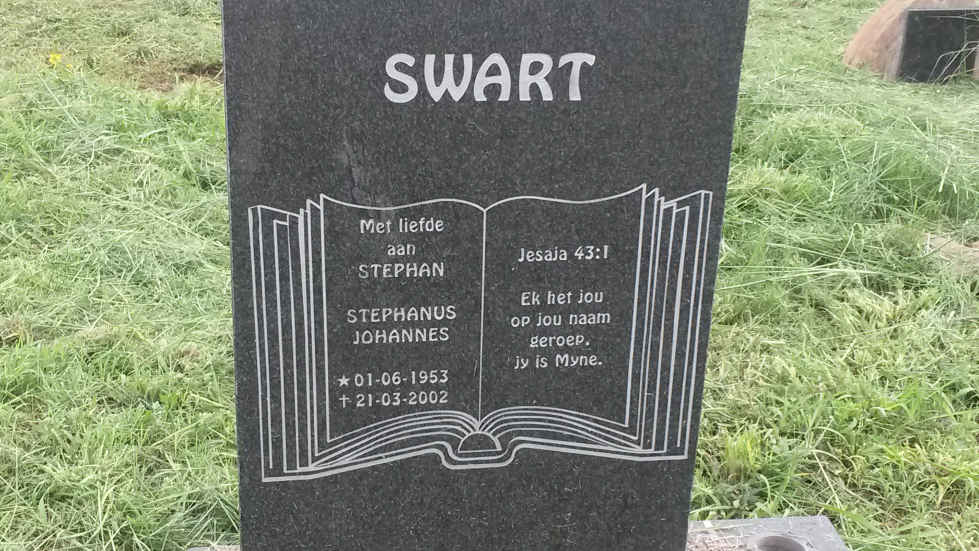 SWART Stephanus Johannes 1953-2002