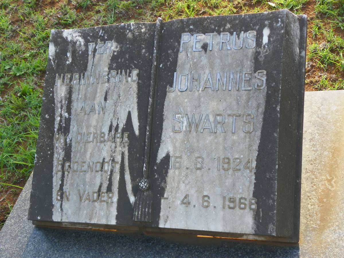 SWARTS Petrus Johannes 1924-1966
