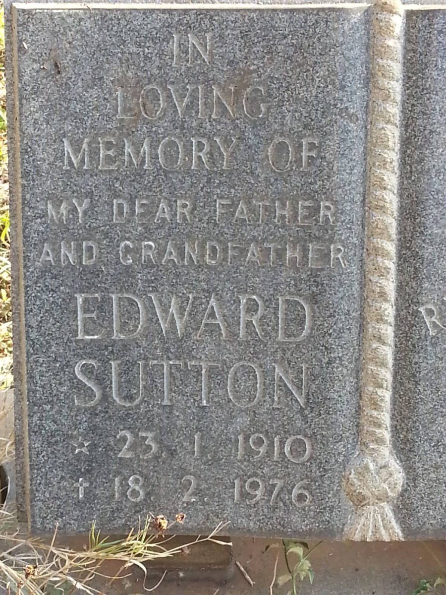 SUTTON Edward 1910-1976
