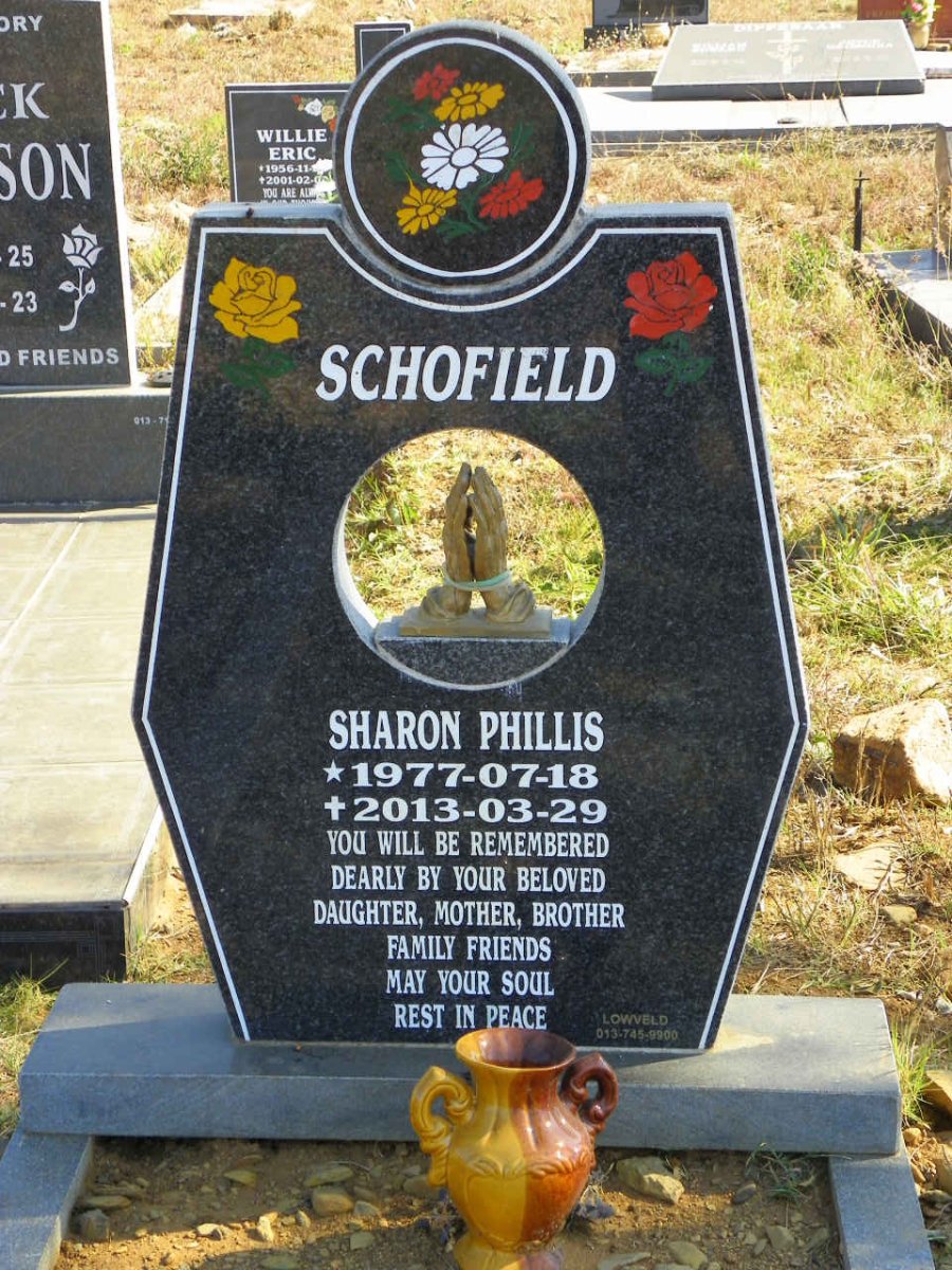 SCHOFIELD Sharon Phillis 1977-2013